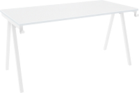 Обеденный стол Sheffilton SHT-TU64/TT 120/80 ЛДСП (белый/белый шагрень) - 