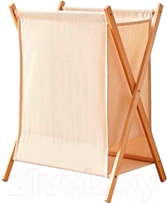 Изображение товара Корзина для белья Happy Home HH-023 (L, бежевый)