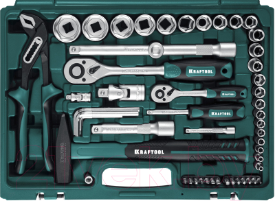 Универсальный набор инструментов Kraftool Extrem-76 / 27889-H76 (76 предметов)