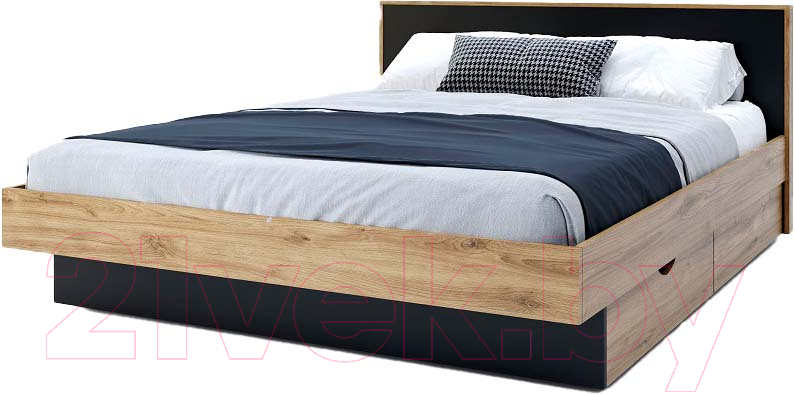 Двуспальная кровать Мебель-КМК 1600 Мишель КМК 0961.2