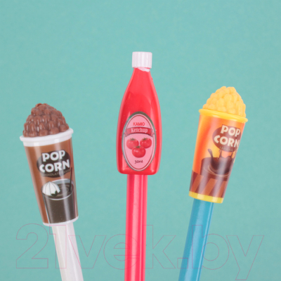 Набор топперов для карандаша Darvish Попкорн + кетчуп / DV-14988 