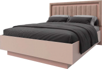 Двуспальная кровать Мебель-КМК 1600 Харди 1 КМК 0965.12 (капучино/Grand 02) - 