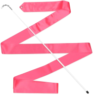Лента для художественной гимнастики с палочкой Indigo АВ2204 (56см, розовый) - 