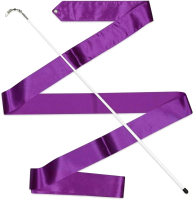 Лента для художественной гимнастики с палочкой Indigo АВ2204 (56см, фиолетовый) - 