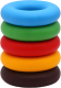 Набор эспандеров PROFITNESSLAB 13888 (5шт, голубой/зеленый/красный/желтый/коричневый) - 