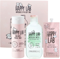 Набор косметики для лица Happy Lab Cleansing Ritual Маска 20мл+Мицеллярная вода 300мл+Тоник200мл - 