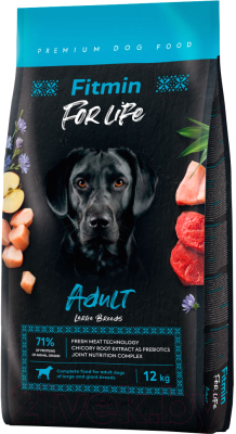 Сухой корм для собак Fitmin Dog For Life Adult Large Breed (12кг)