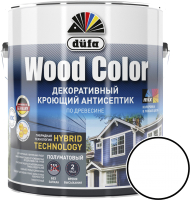 Антисептик для древесины Dufa Wood Color. База 1 (2.5л, белый) - 