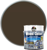 Антисептик для древесины Dufa Wood Color (2.5л, темный шоколад) - 