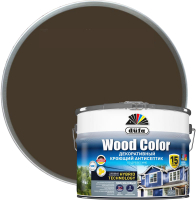 Антисептик для древесины Dufa Wood Color (9л, темный шоколад) - 