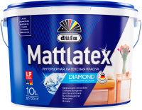Краска Dufa ВД Mattlatex RD100 (9л, белый) - 