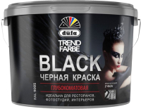 Краска Dufa ВД Trend Farbe Black (2.5л, RAL 9005 черный) - 