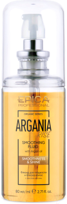 Флюид для волос Epica Professional Argania Rise Organic Для гладкости и блеска волос (80мл)