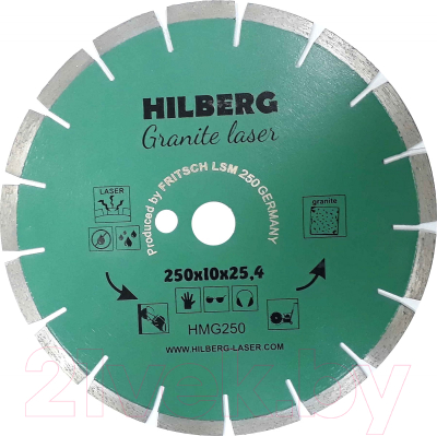 Отрезной диск алмазный Hilberg HMG250
