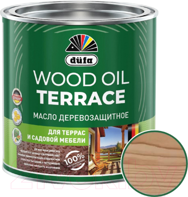 Масло для древесины Dufa Wood Oil Terraсe (900мл, дуб)