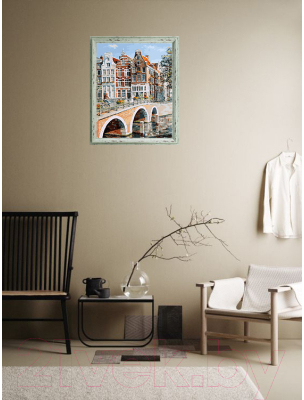 Картина по номерам БЕЛОСНЕЖКА Императорский канал в Амстердаме / 457-ART