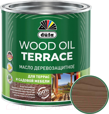 Масло для древесины Dufa Wood Oil Terraсe (900мл, палисандр)