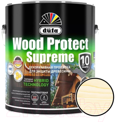 Пропитка для дерева Dufa Wood Protect Supreme (2.5л, бесцветный)