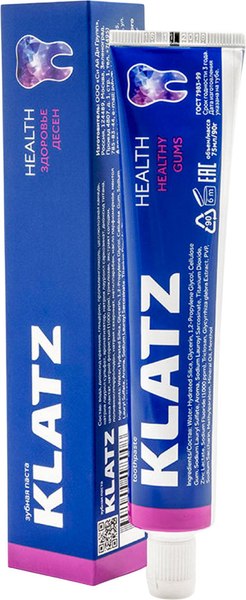 Зубная паста Klatz Health Здоровье десен (75мл)