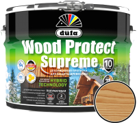 Пропитка для дерева Dufa Wood Protect Supreme (9л, тиковое дерево) - 