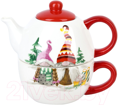 Чайный набор DolomitE Рождественские гномы / N2521176 