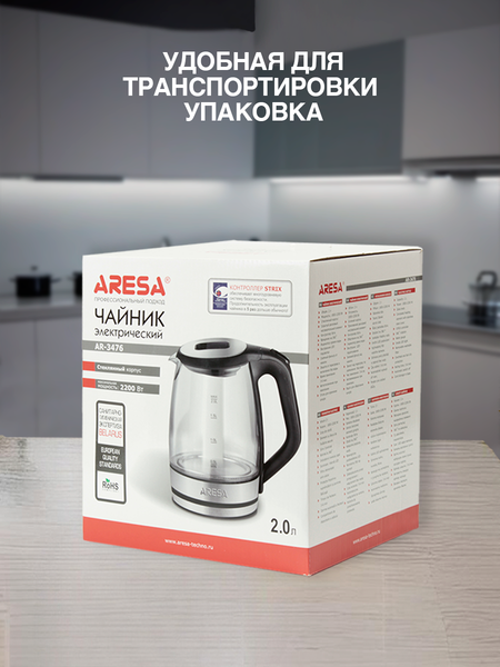 Электрочайник Aresa AR-3476