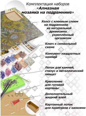 Набор алмазной вышивки БЕЛОСНЕЖКА Зимний домик / 2000-ST-S