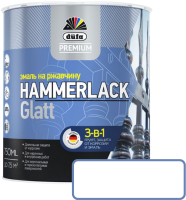 Эмаль Dufa Hammerlack на ржавчину гладкая RAL9010 (750мл, белый) - 