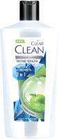 Шампунь для волос Clear Clean By Clear Чистота и свежесть 2в1 (610мл) - 
