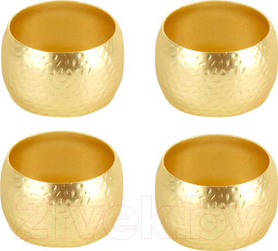 Набор колец для салфеток Nouvelle Gold / 9903677-Н4 (4шт)