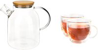 Чайный набор Makkua Teapot Hygge TH1600 + CupHygge2 (2шт) - 