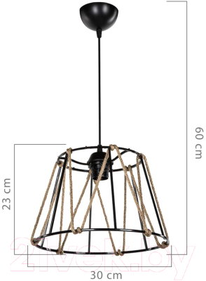 Потолочный светильник Toplight Georgiana TL1607H-01BK