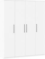Шкаф ТриЯ Агата комбинированный с 4-мя дверями (белый) - 