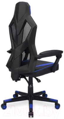 Кресло геймерское Oklick 121G (черный/синий))