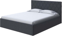 Двуспальная кровать Proson Fresco Lift Ultra 180x200 (мокрый асфальт) - 