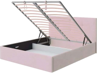 Двуспальная кровать Proson Mono Lift Ultra 140x200 (розовый мусс) - 