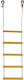 Лестница веревочная Формула здоровья ЛВ5-2В (D=25, желтый) - 