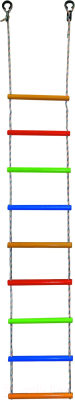 Лестница веревочная Формула здоровья ЛВ9-3В (D=25, радуга)