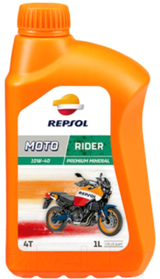 Моторное масло Repsol Moto Rider 4T 10W40 / RP165N51 (1л)