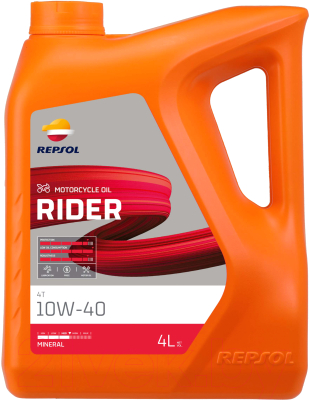 Моторное масло Repsol Moto Rider 4T 10W40 / RP165N54 (4л)