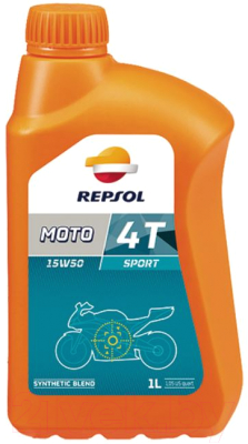 Моторное масло Repsol Moto Sport 4T 15W50 / RP180M51 (1л)