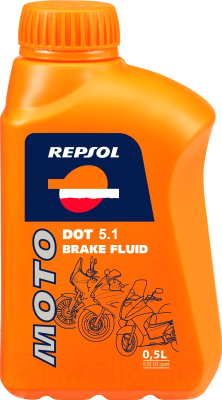 Тормозная жидкость Repsol Moto DOT 5.1 Brake Fluid / RP713B56 (500мл)