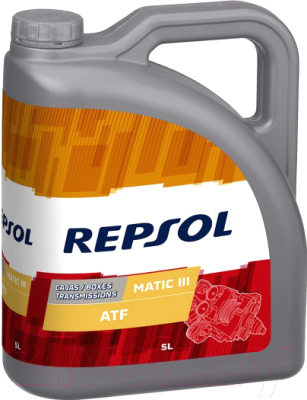 Трансмиссионное масло Repsol Matic III ATF / RP026V55 (5л)
