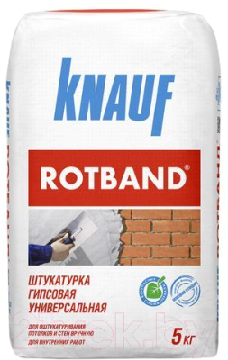 Штукатурка выравнивающая Knauf Rotband (5кг)