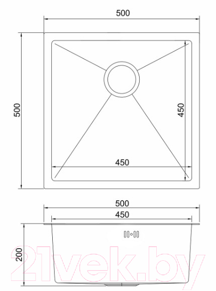 Мойка кухонная Mixline Pro 552930