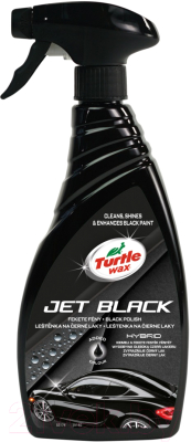 Полироль для кузова Turtle Wax CM Jet Black Spray / 53203 (500мл, черный)