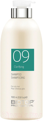 Шампунь для волос Biotop 09 Clarifying Shampoo Очищающий (1л)