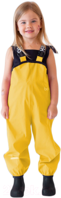 Полукомбинезон прогулочный детский Batik 485-22в-1 (р-р 104-56, желтый)