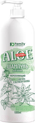 Шампунь для волос Family Cosmetics Extra Aloe Укрепляющий (1л)