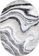 Коврик Safyun Liparis LP370-Grey-Black-Oval (1.2x1.7) - 